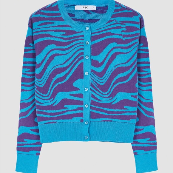 💜 PSC 💙 Wave Cardigan and Pant Set NWT! - Picture 2 of 9